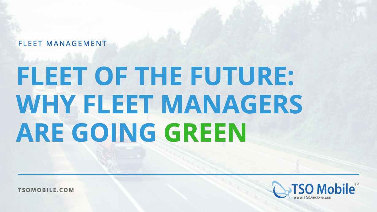 Why Fleet Managers are Going Green